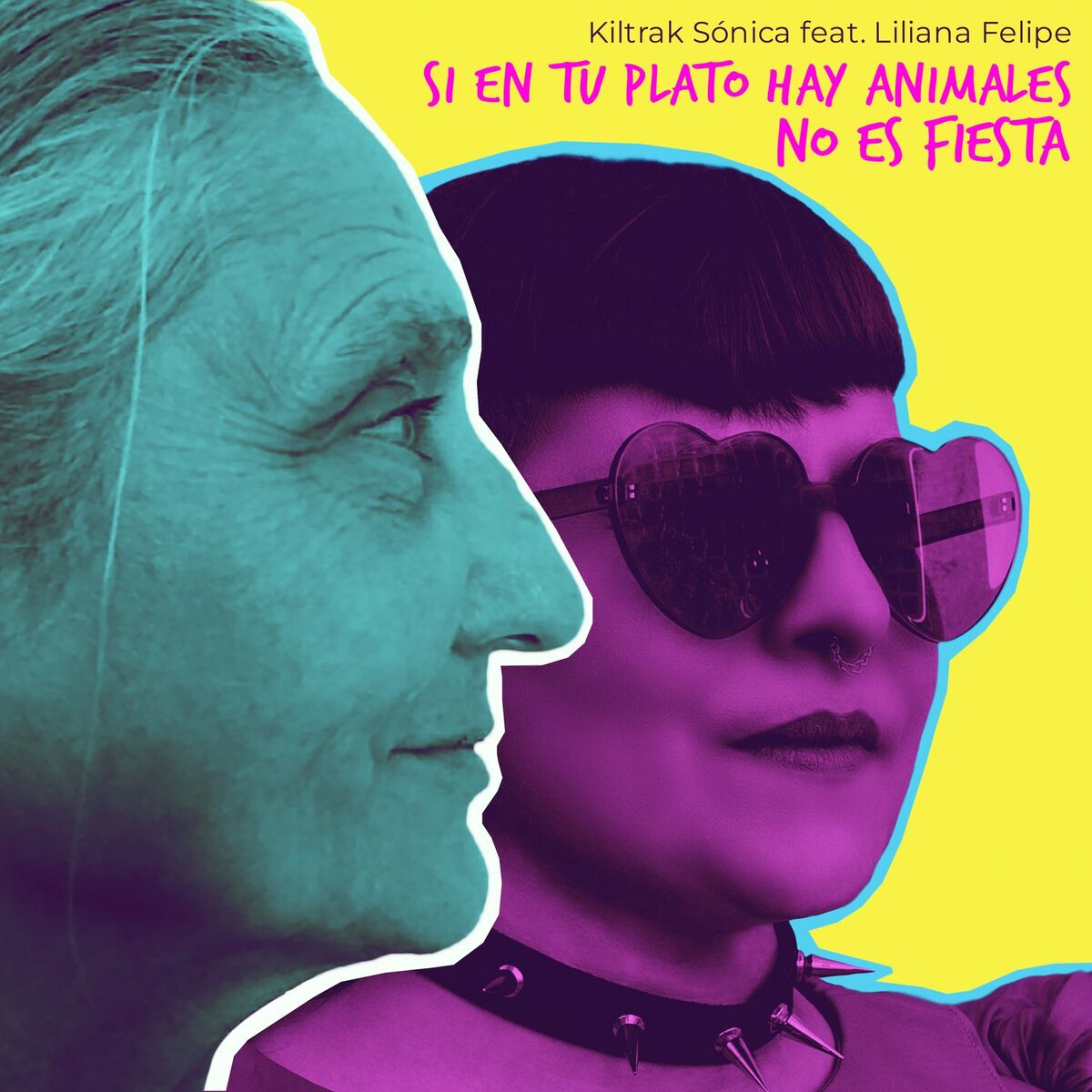 Album cover of Si en tu plato hay animales no es fiesta