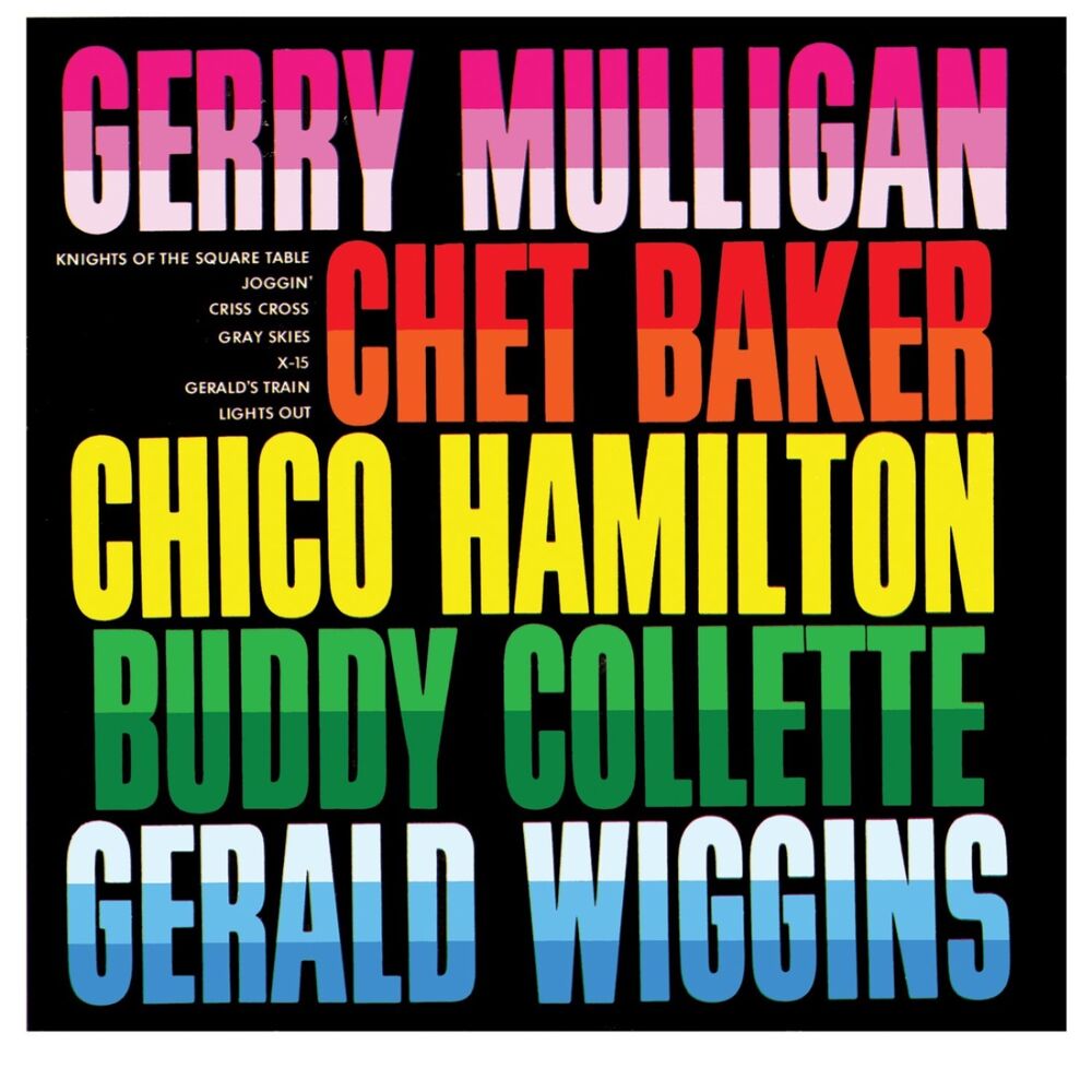 Picture of Gerry Mulligan, Chet Baker, Chico Hamilton, Buddy Collette, Gerald Wiggins