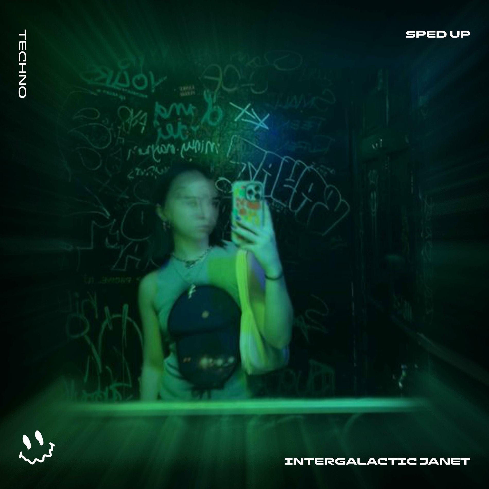 Album cover of INTERGALACTIC JANET (TECHNO SPED UP)