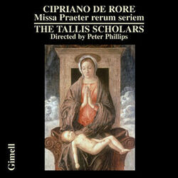 Cover of Cipriano De Rore - Missa Praeter Rerum Seriem. Josquin - Praeter Rerum Seriem.