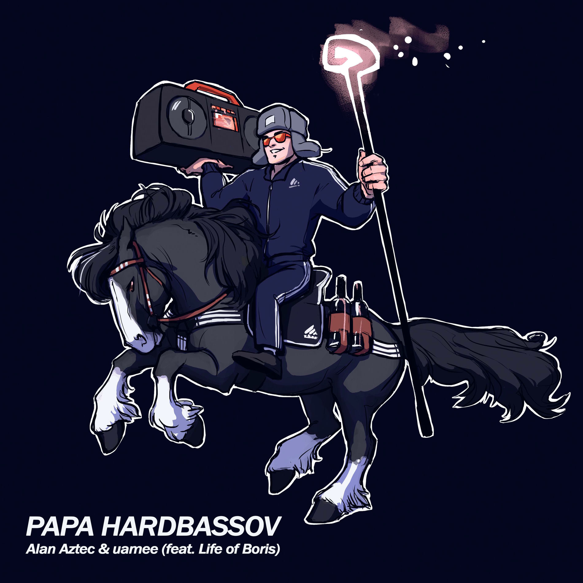 Album cover of Papa Hardbassov (feat. Life of Boris)