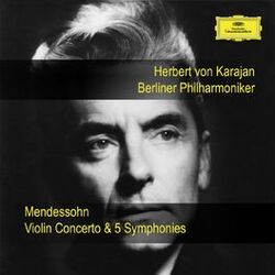 Cover of Mendelssohn: Violin Concerto & 5 Symphonies
