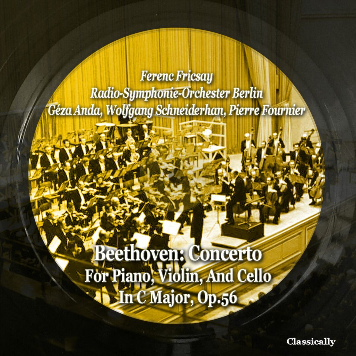 Album cover of Beethoven: Concerto for Piano, Violin, and Cello in C Major, Op.56