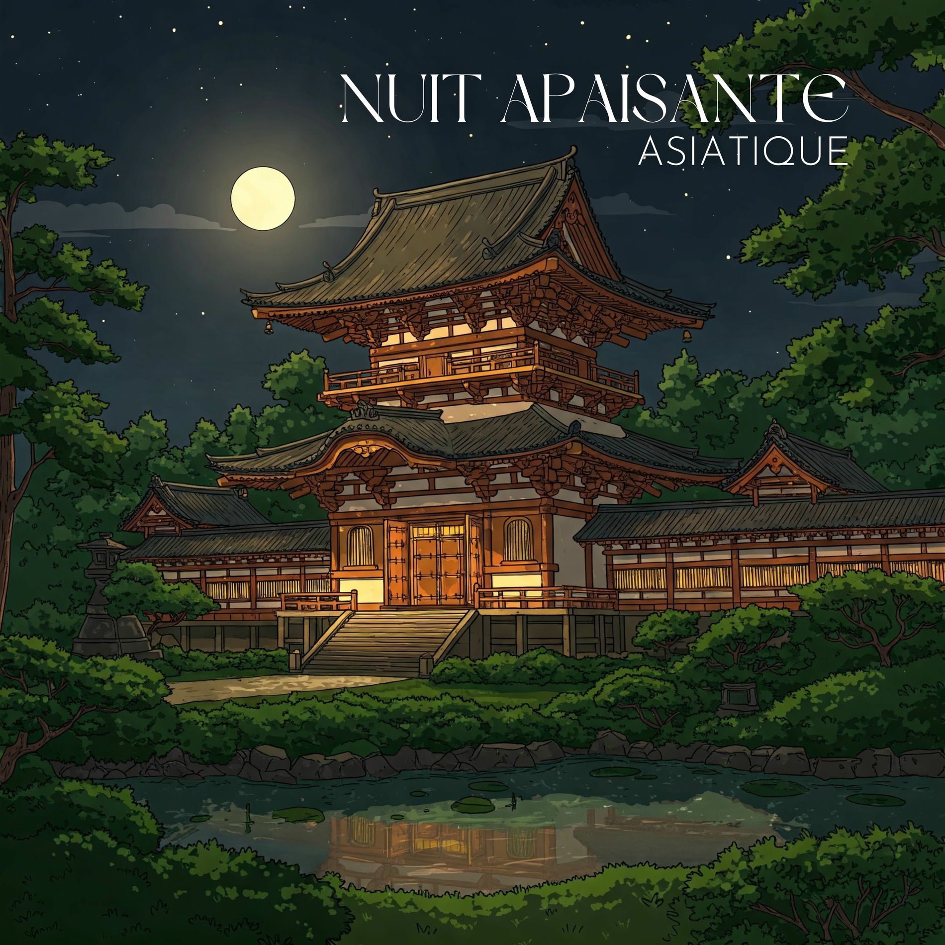 Album cover of Nuit apaisante asiatique
