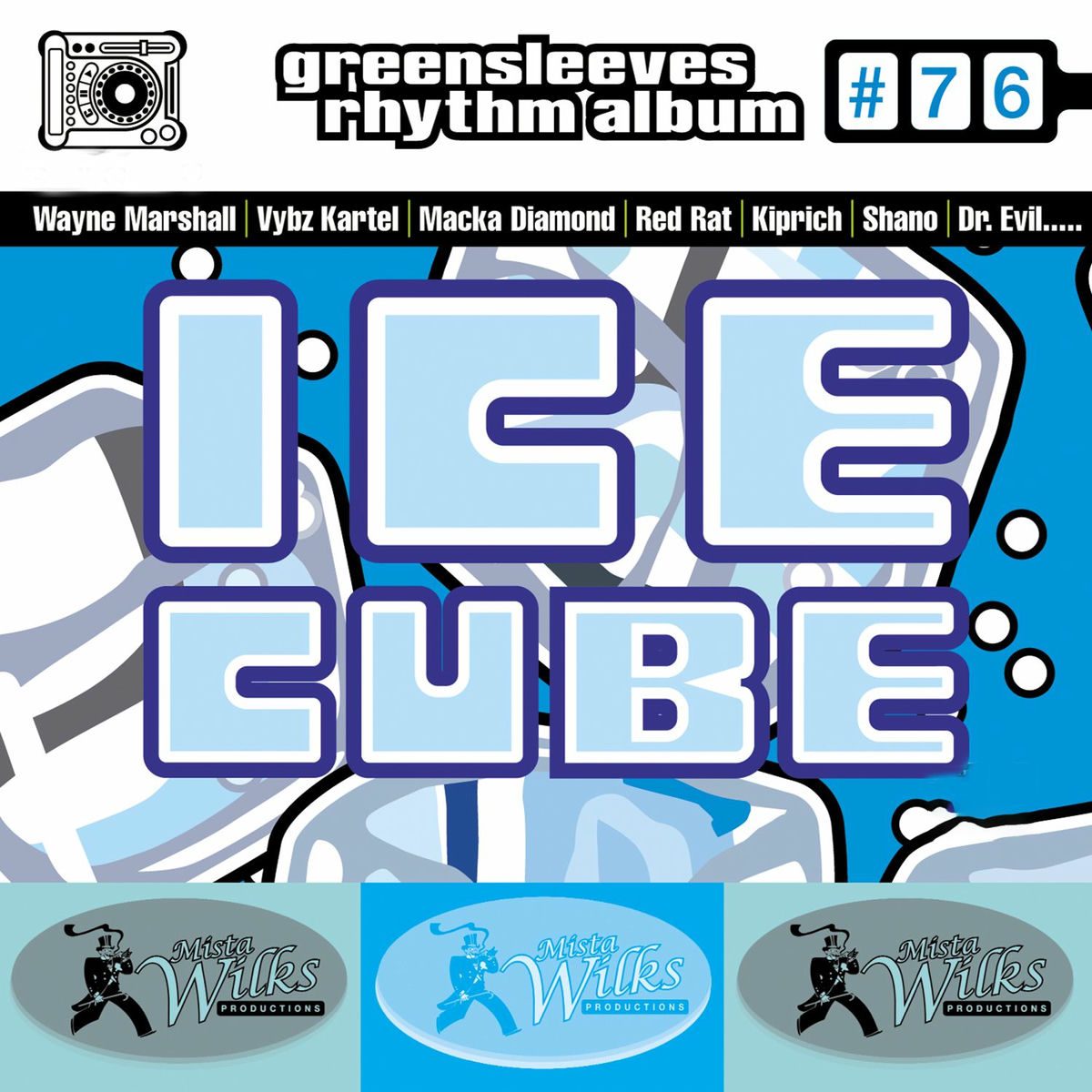 Album cover of Greensleeves Rhythm Album #76: Ice Cube