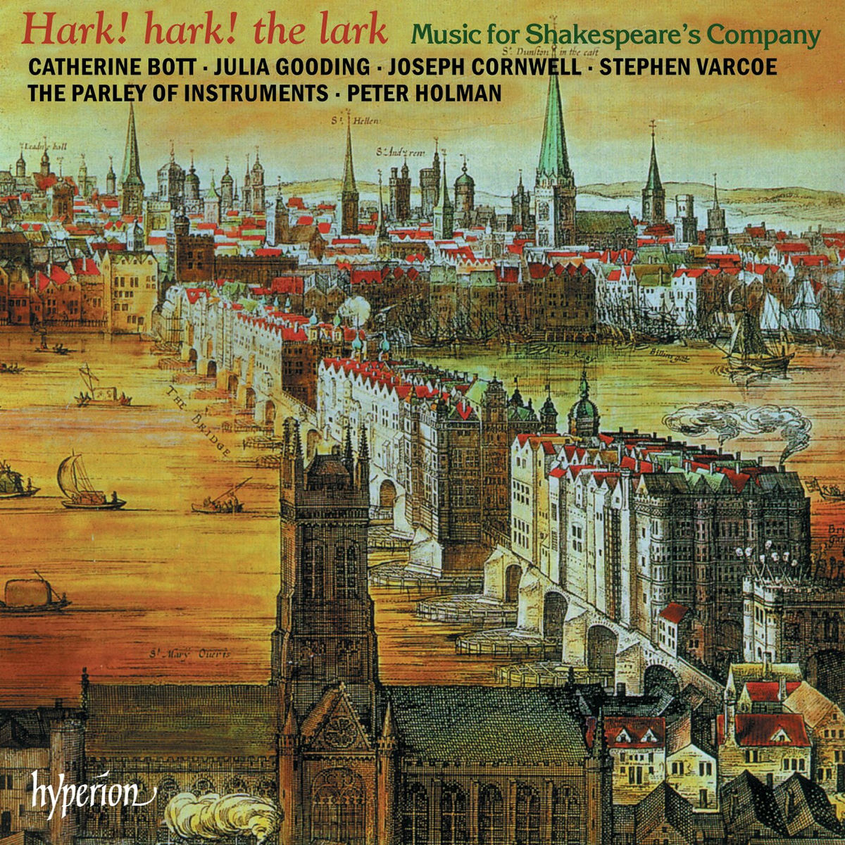 Album cover of Hark! Hark! the Lark: Music for Shakespeare's Company (English Orpheus 43)