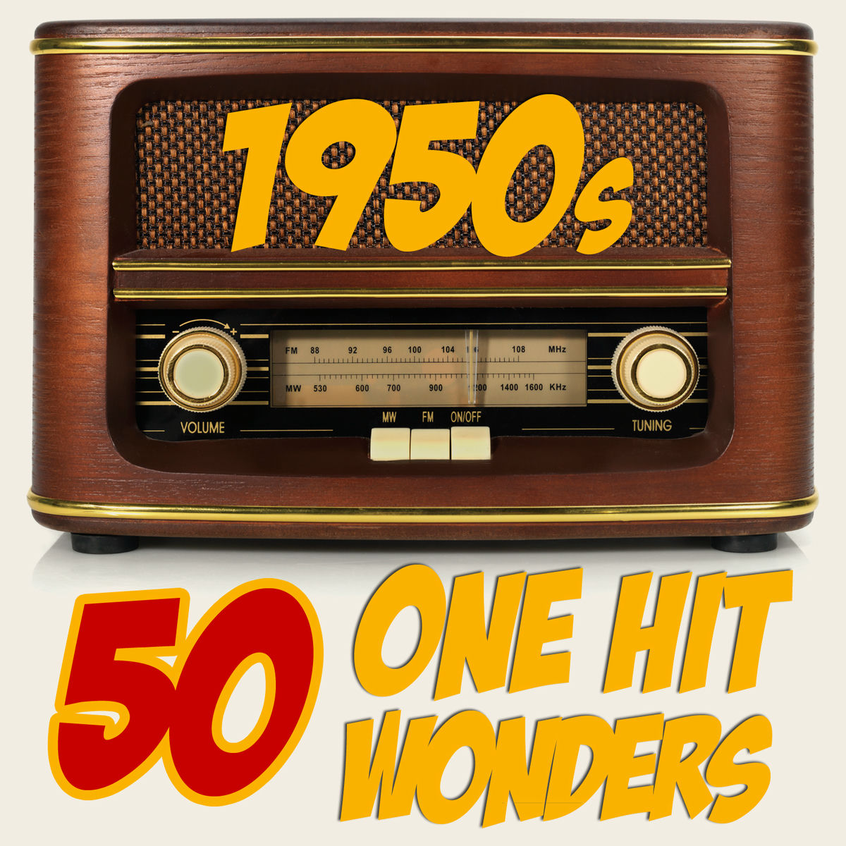 Album cover of 50 One-Hit Wonders 1950s