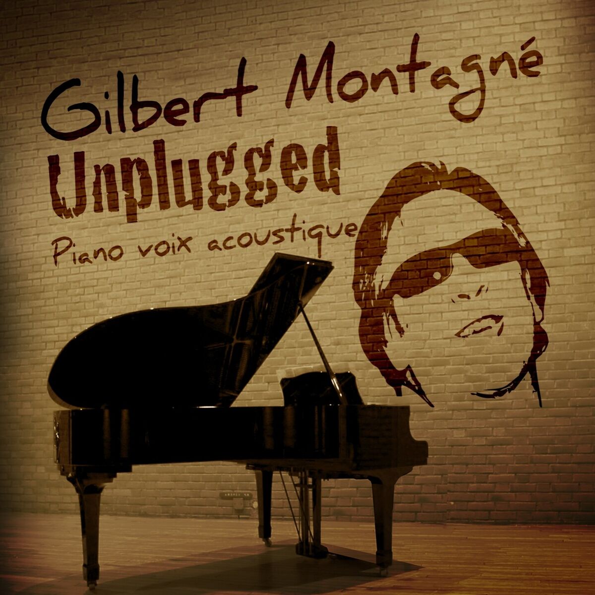 Album cover of Gilbert Montagné Unplugged (Piano-voix accoustique)