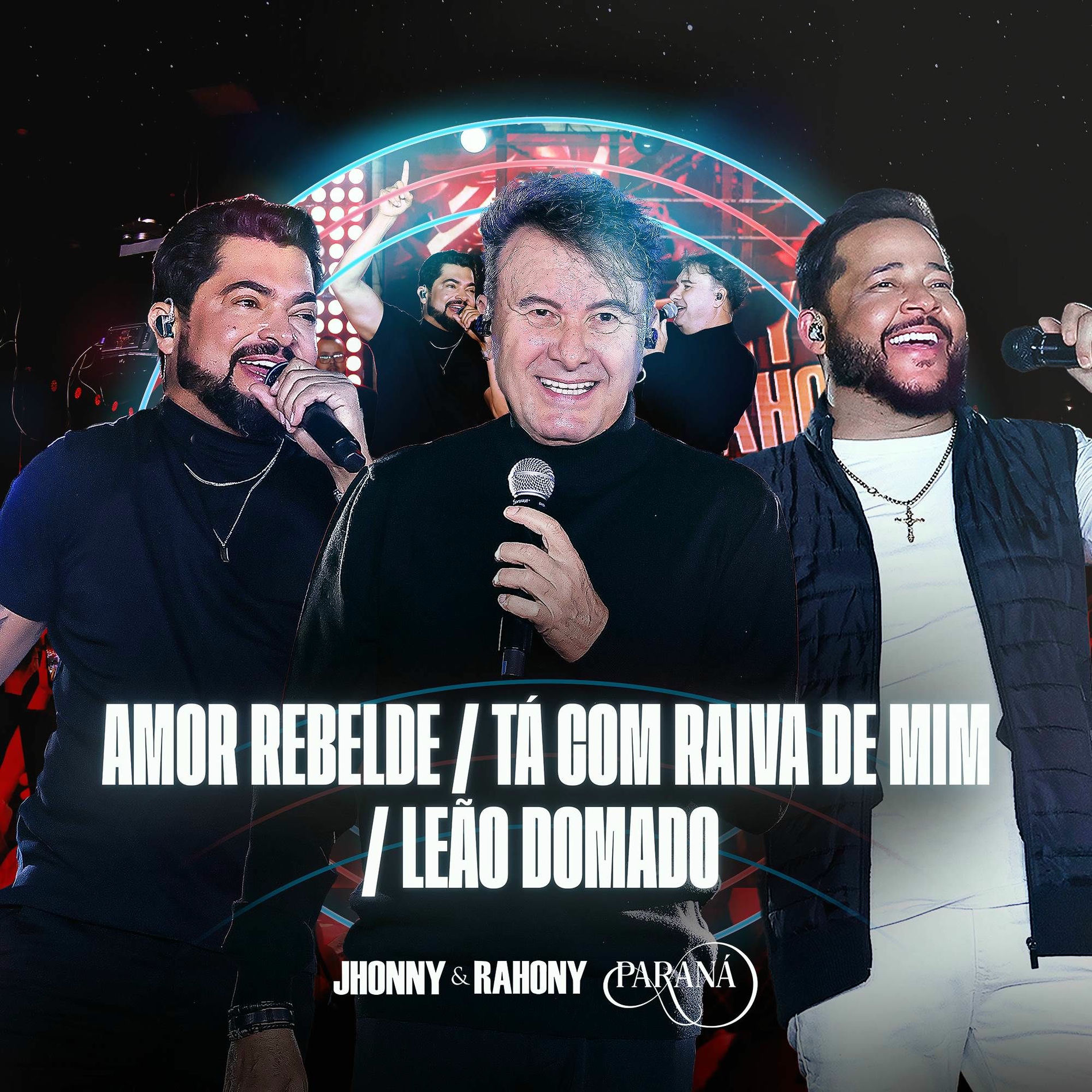 Album cover of Amor Rebelde / Tá Com Raiva de Mim / Leão Domado (Ao Vivo)