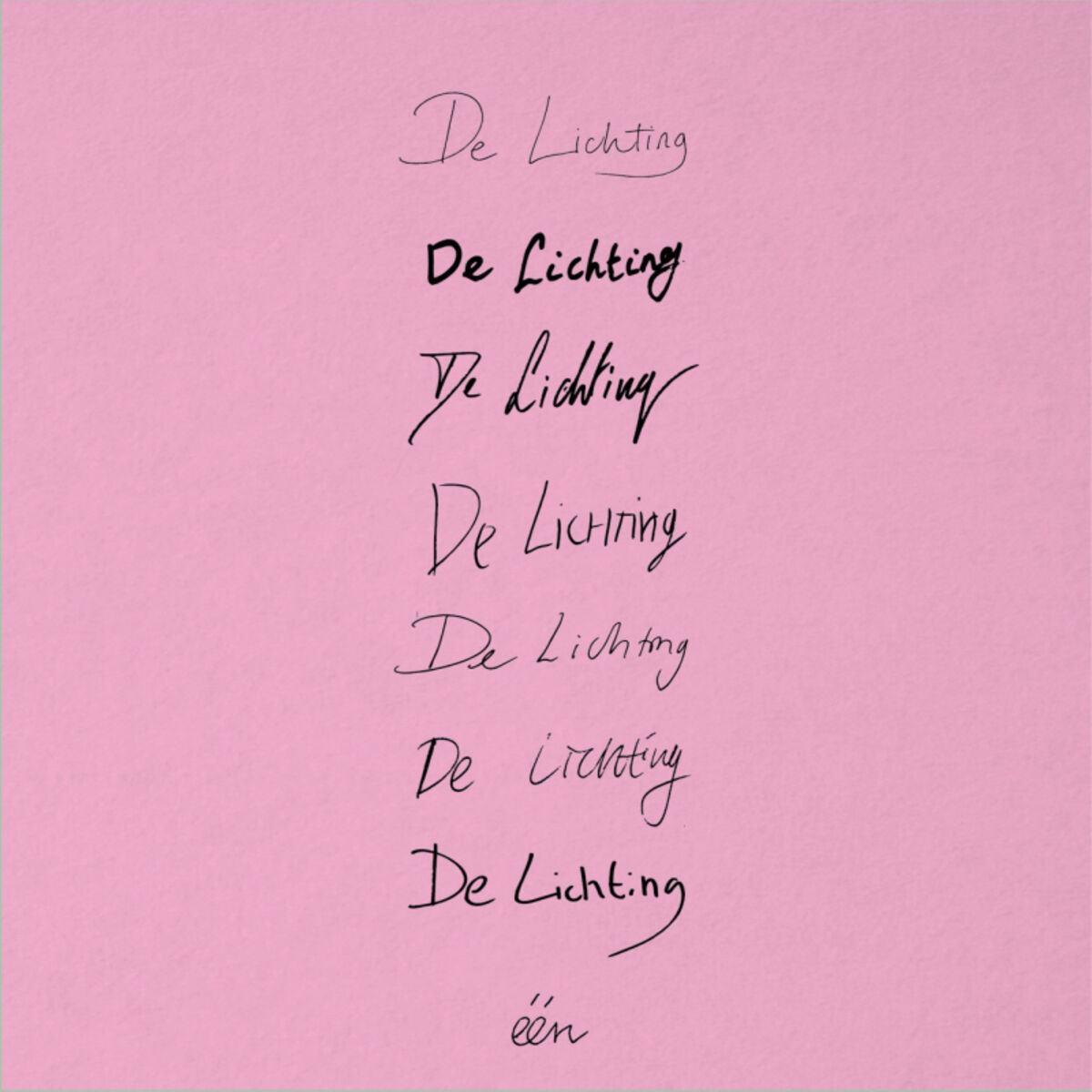 Album cover of De Lichting presents Één