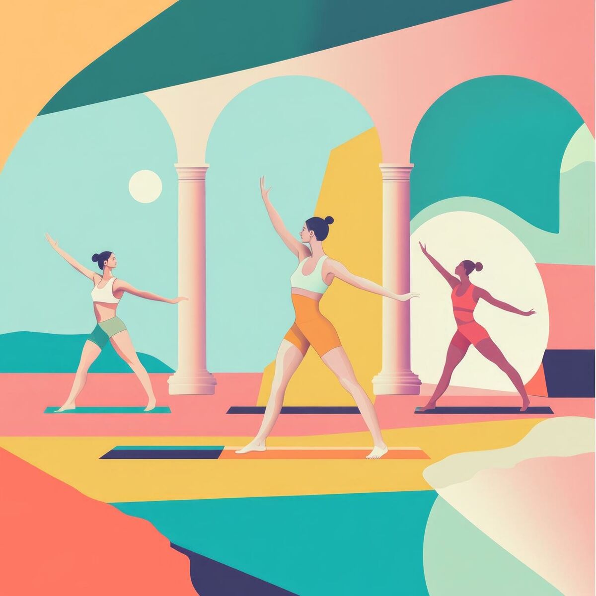 Album cover of Rayons de Sérénité: Yoga Épanoui sous la Pluie Parisienne
