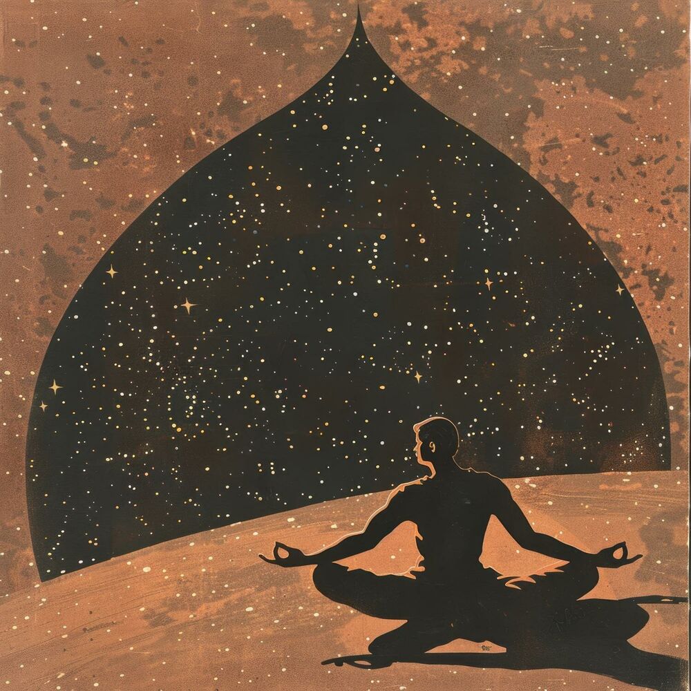 Picture of Stärke Deine Gedanken: Braunes Rauschen Für Yoga-Meditation