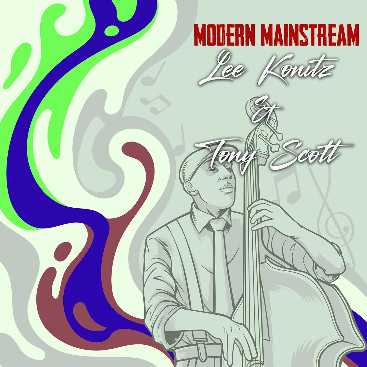 Album cover of Modern Mainstream, Lee Konitz & Tony Scott
