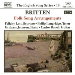 Cover of Britten: Folk Song Arrangements (English Song, Vol. 10)