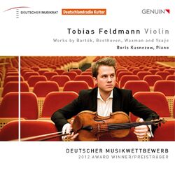 Cover of Bartók, Beethoven, Waxman, & Ysaÿe: Works for Violin and Piano