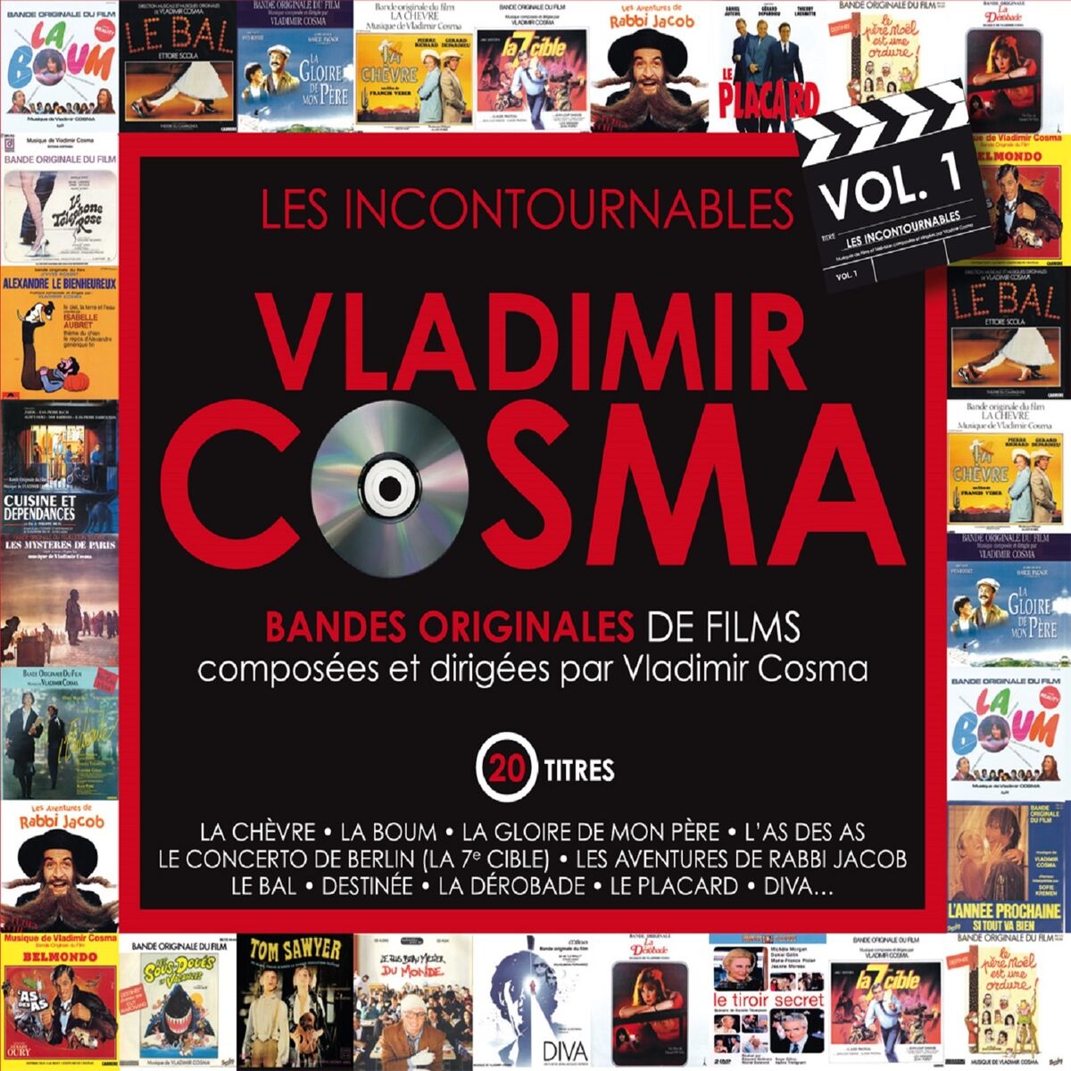 Album cover of Les incontournables, vol. 1 (Bandes originales de films)