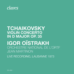 Cover of Tchaikovsky: Violin Concerto in D Major, Op. 35, TH 59 (Live Recording, Lausanne 1973)