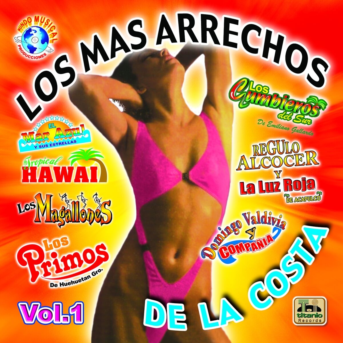 Album cover of Los Mas Arrechos de la Costa, Vol. 1