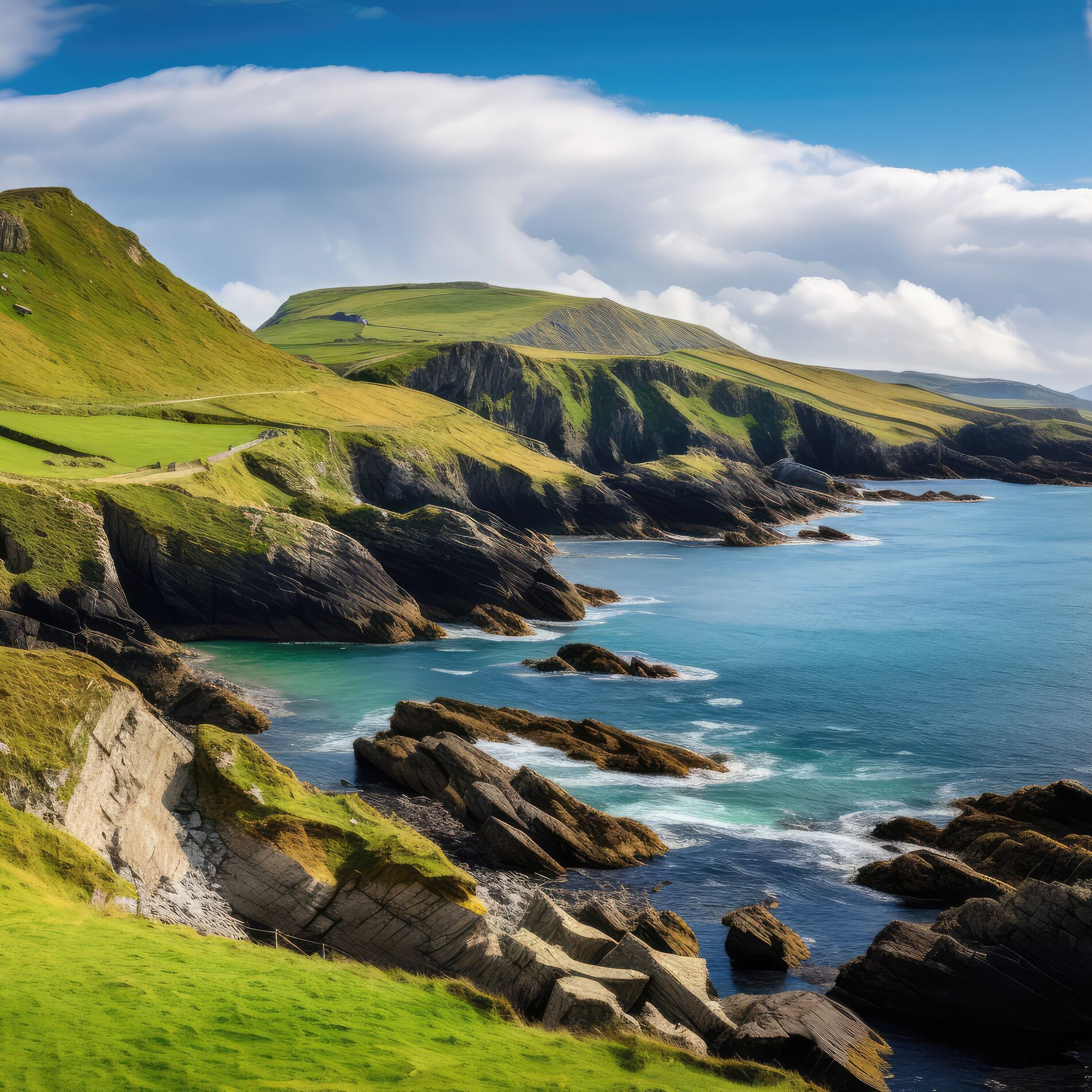 Album cover of Irish Coast Relaxing Ambient Sounds