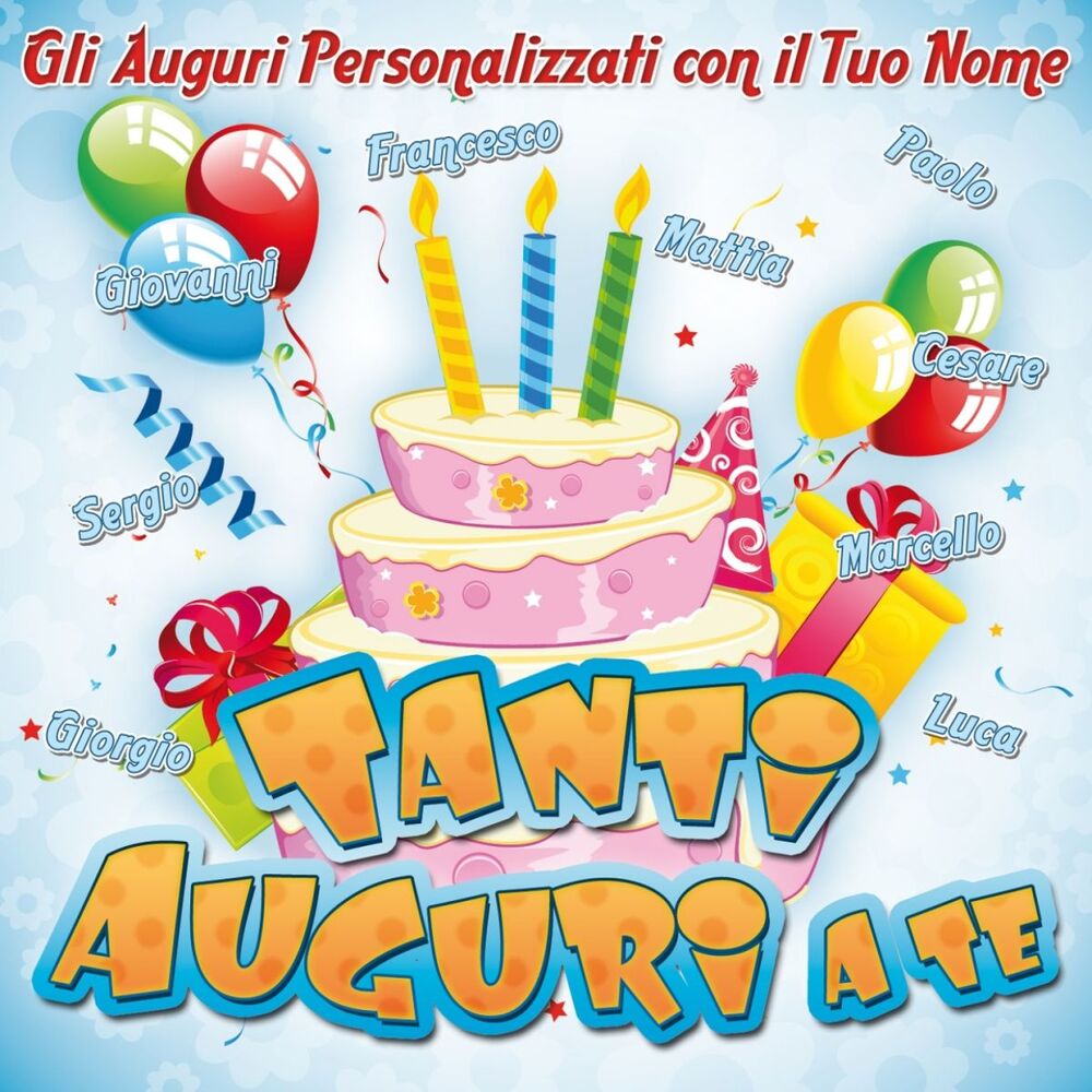 Picture of Tanti auguri a te nomi maschili