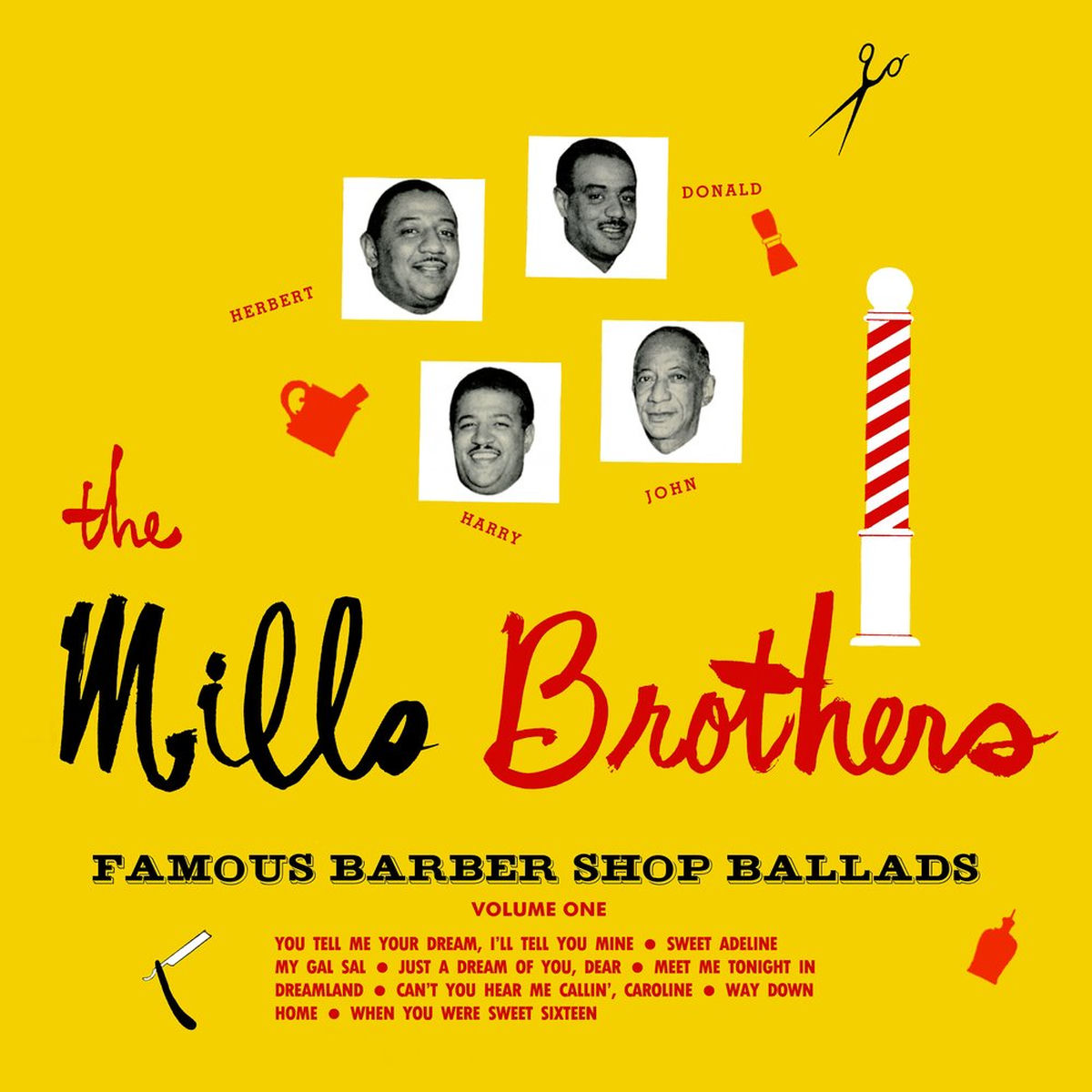 Album cover of Famous Barber Shop Ballads, Vol. 1
