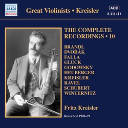 Cover of Kreisler: The Complete Recordings, Vol. 10