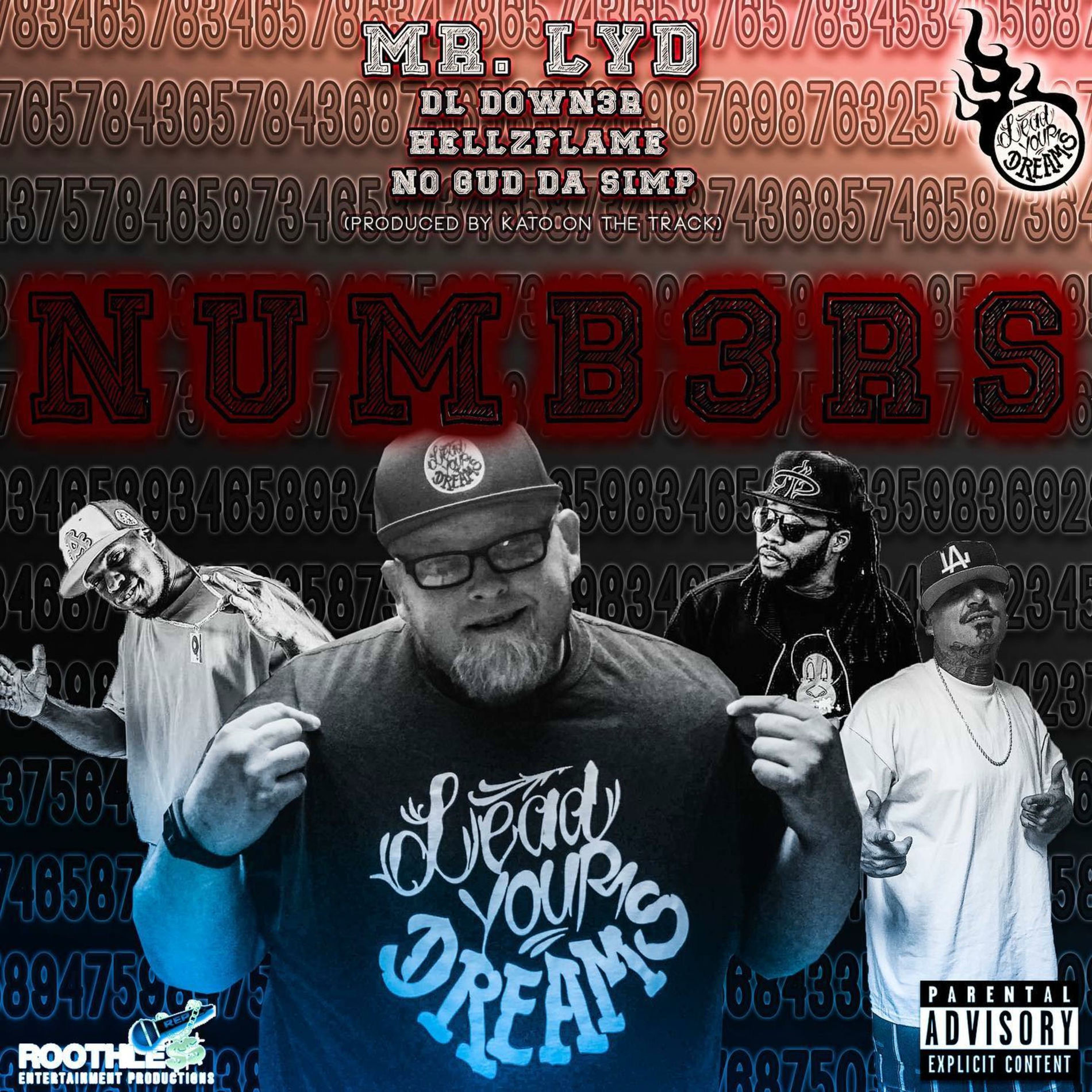 Album cover of Numb3rs (feat. DL Down3r, HellzFlame & No Gud Da Simp)