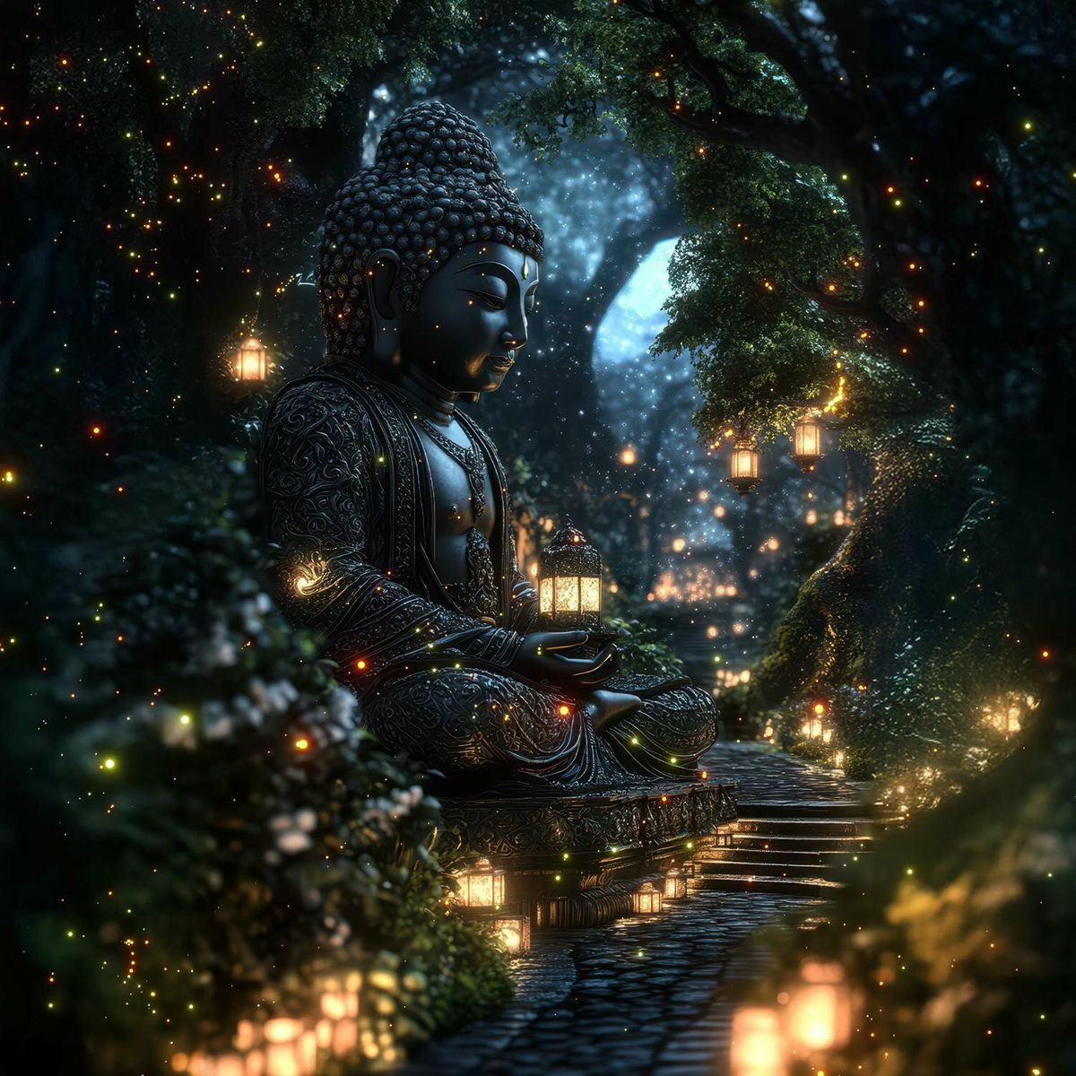 Album cover of Buddha Relaxation Lounge: Tibetan Meditation, Healing Mind, Body and Spirit, Harmony and Well-being, Zazen Practice