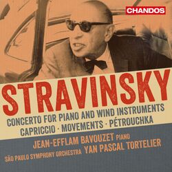Cover of Stravinsky: Concerto for Piano, Capriccio, Movements & Petrushka