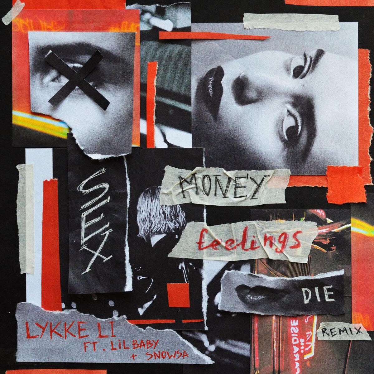 Album cover of sex money feelings die REMIX (feat. Lil Baby & snowsa)