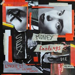 Cover of sex money feelings die REMIX (feat. Lil Baby & snowsa)