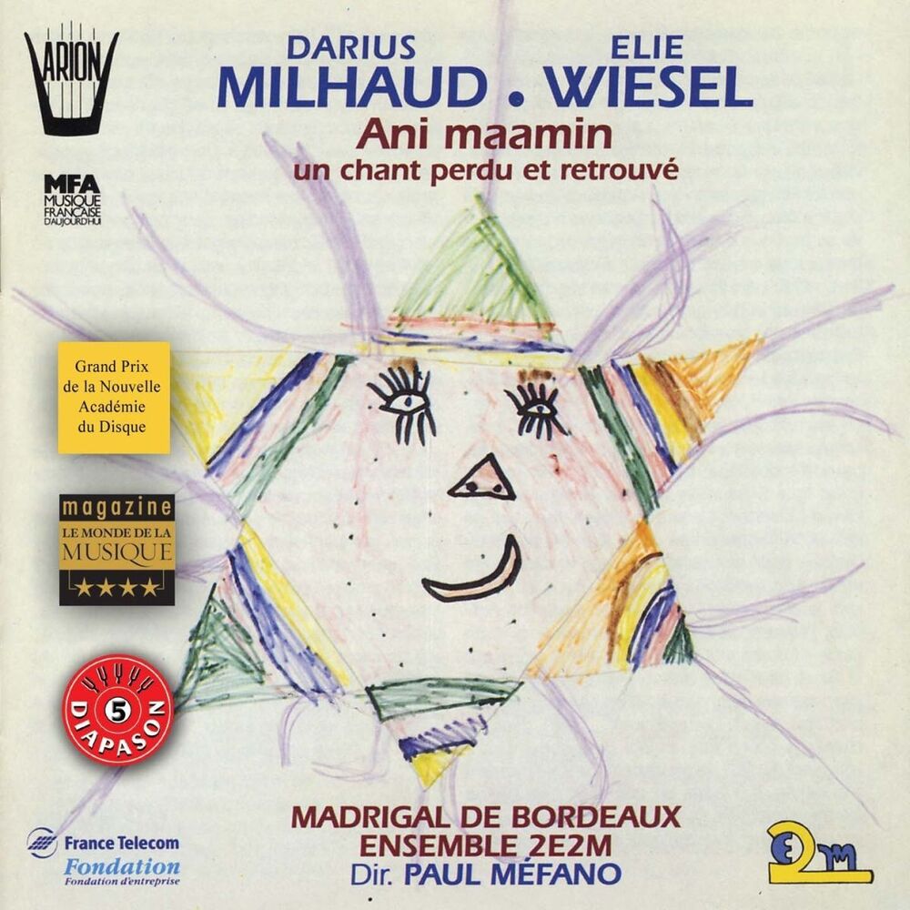 Picture of Milhaud, Wiesel : Ani maamin, Un chant perdu et retrouvé