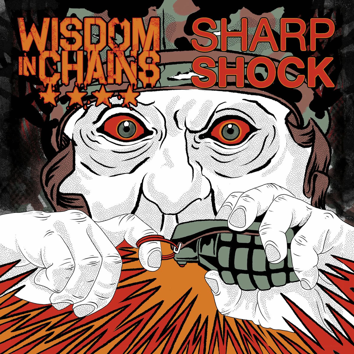 Album cover of Wisdom in Chains / Sharp Shock