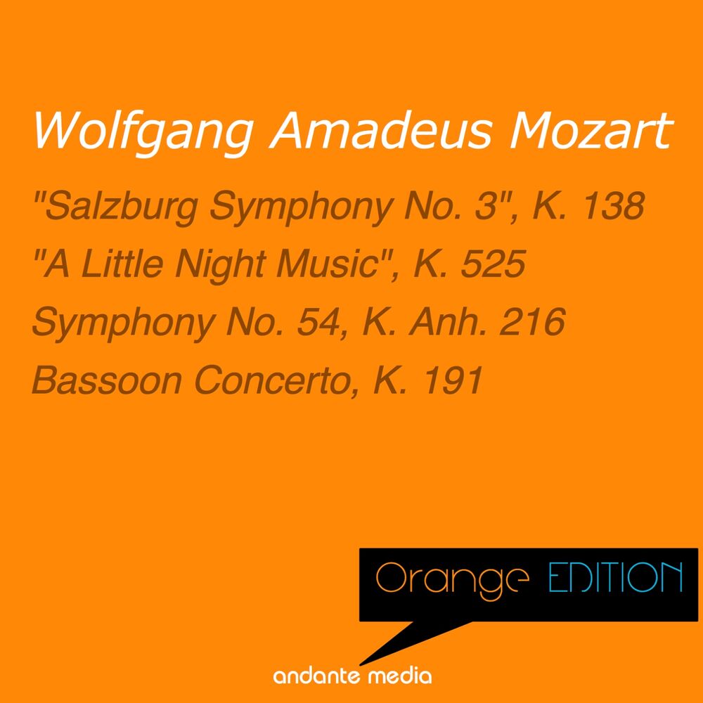 Picture of Orange Edition - Mozart: "A Little Night Music", K. 525 & Bassoon Concerto, K. 191