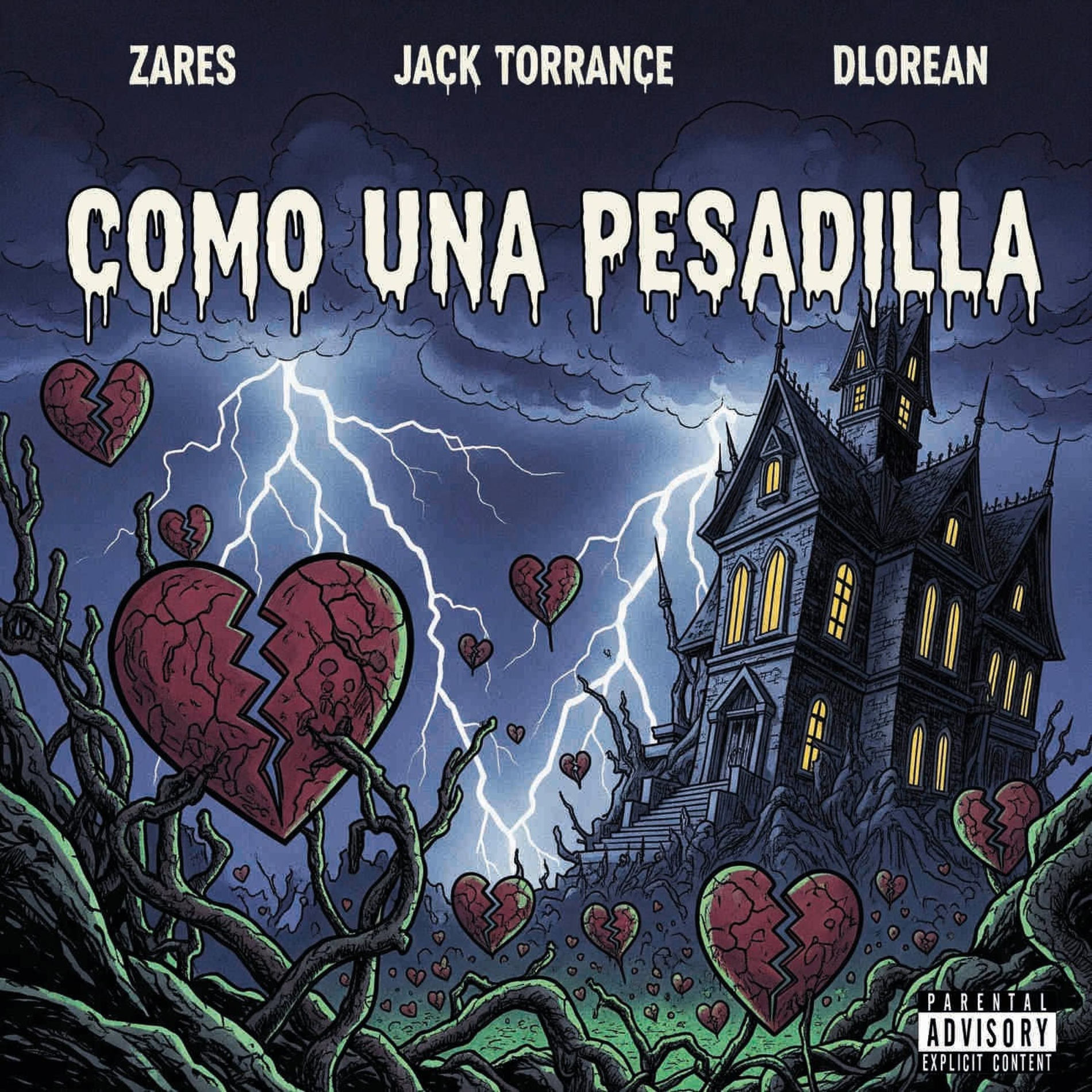 Album cover of Como una pesadilla (feat. Zares)