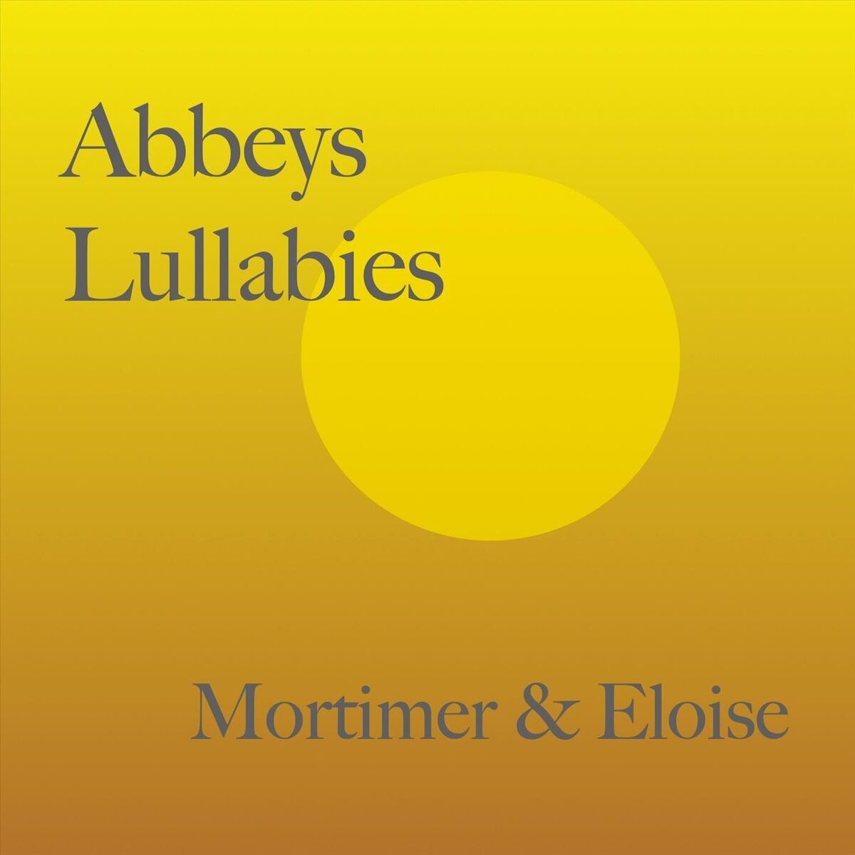 Album cover of Abbeys Lullabies