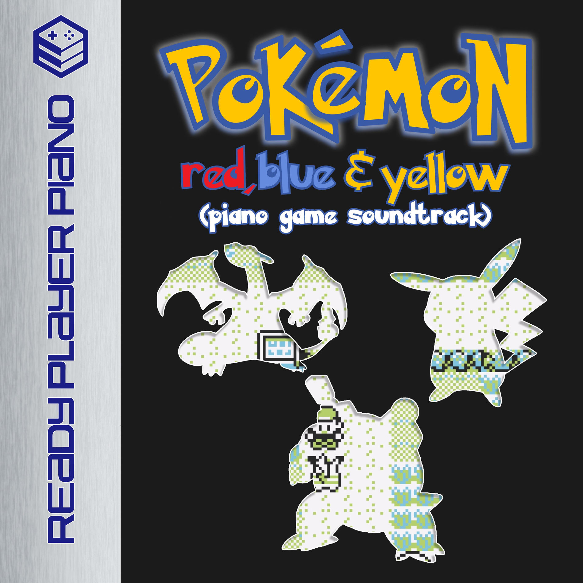 Album cover of Pokemon Red, Blue & Yellow (Piano Game Soundtrack)