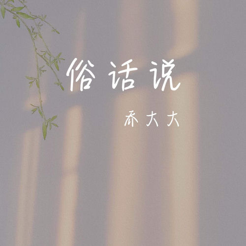 俗话说