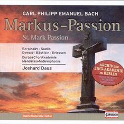 Cover of Bach, C.P.E.: St. Mark Passion