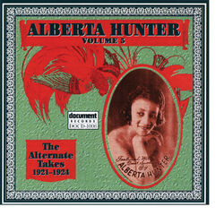 Cover of Alberta Hunter Vol. 5 1921 - 1924