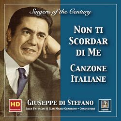 Cover of Singers of the Century: Giuseppe di Stefano—Canzone italiane "Non ti scordar di me" (2019 Remaster)