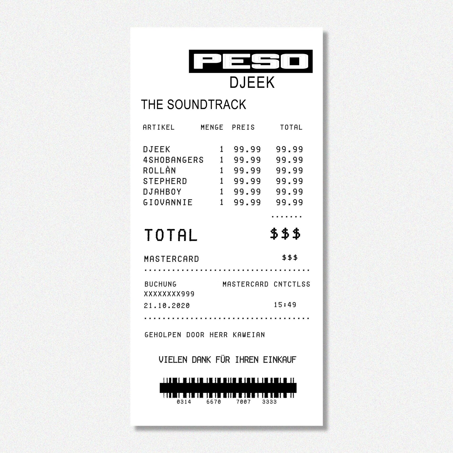 Album cover of PESO