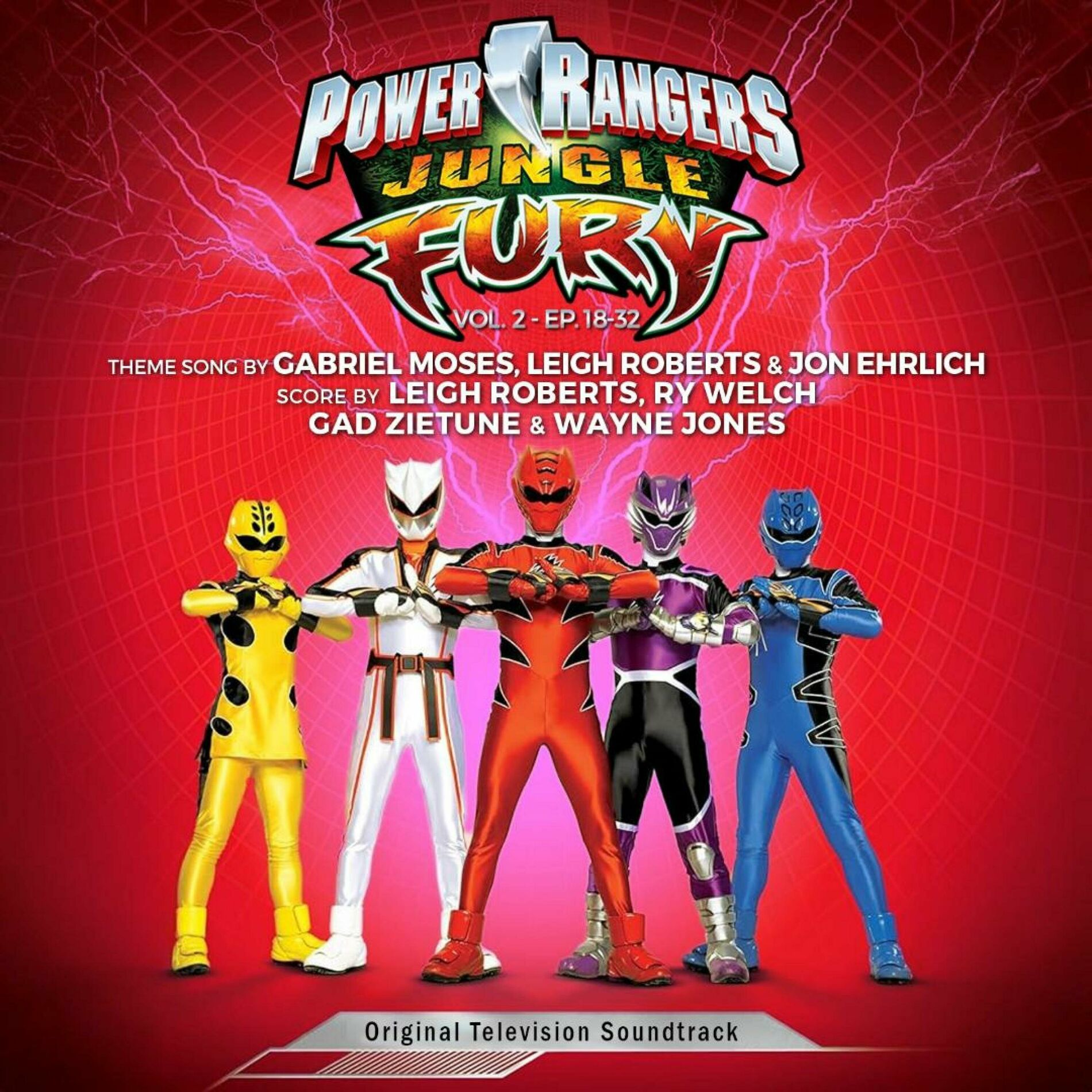 Album cover of Power Rangers Jungle Fury, Vol. 2(Original Television Soundtrack)