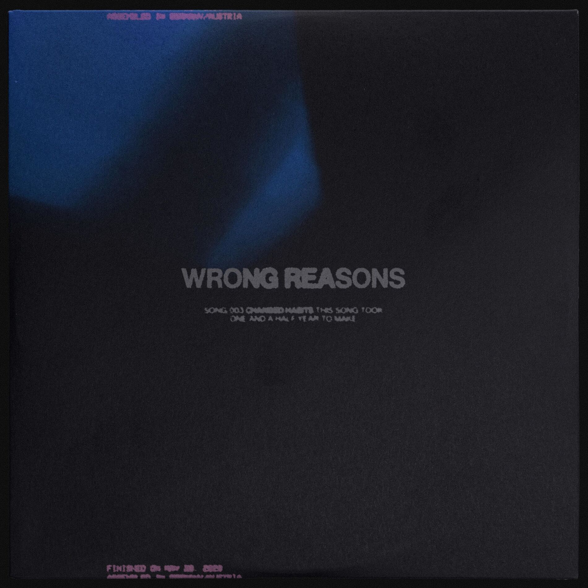 Album cover of Wrong Reasons