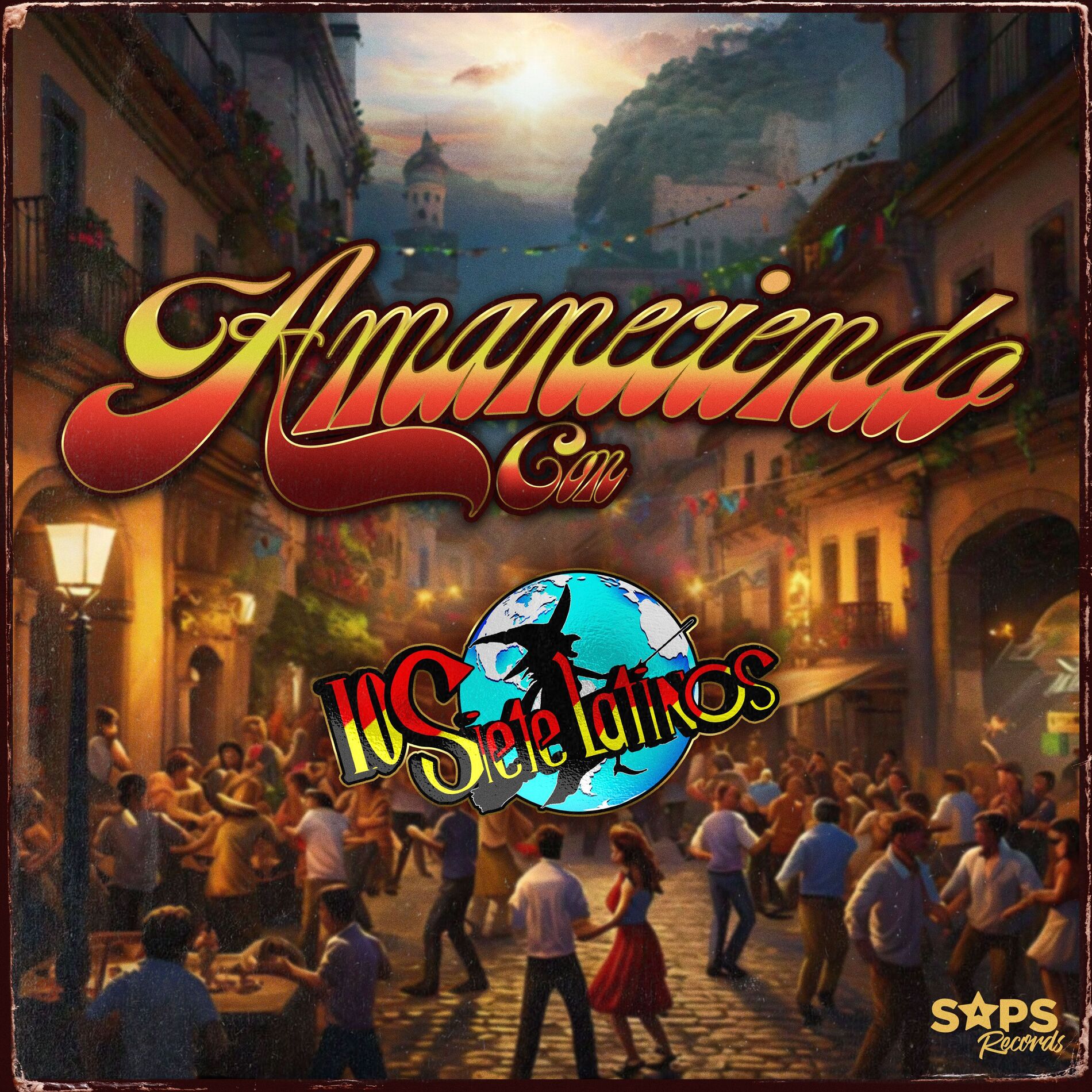 Album cover of Amaneciendo Con los Siete Latinos