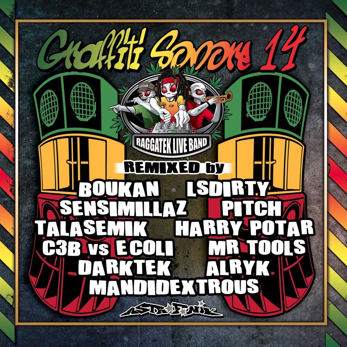 Album cover of Graffiti Sonore 14 (Raggatek Live Band Remixes)