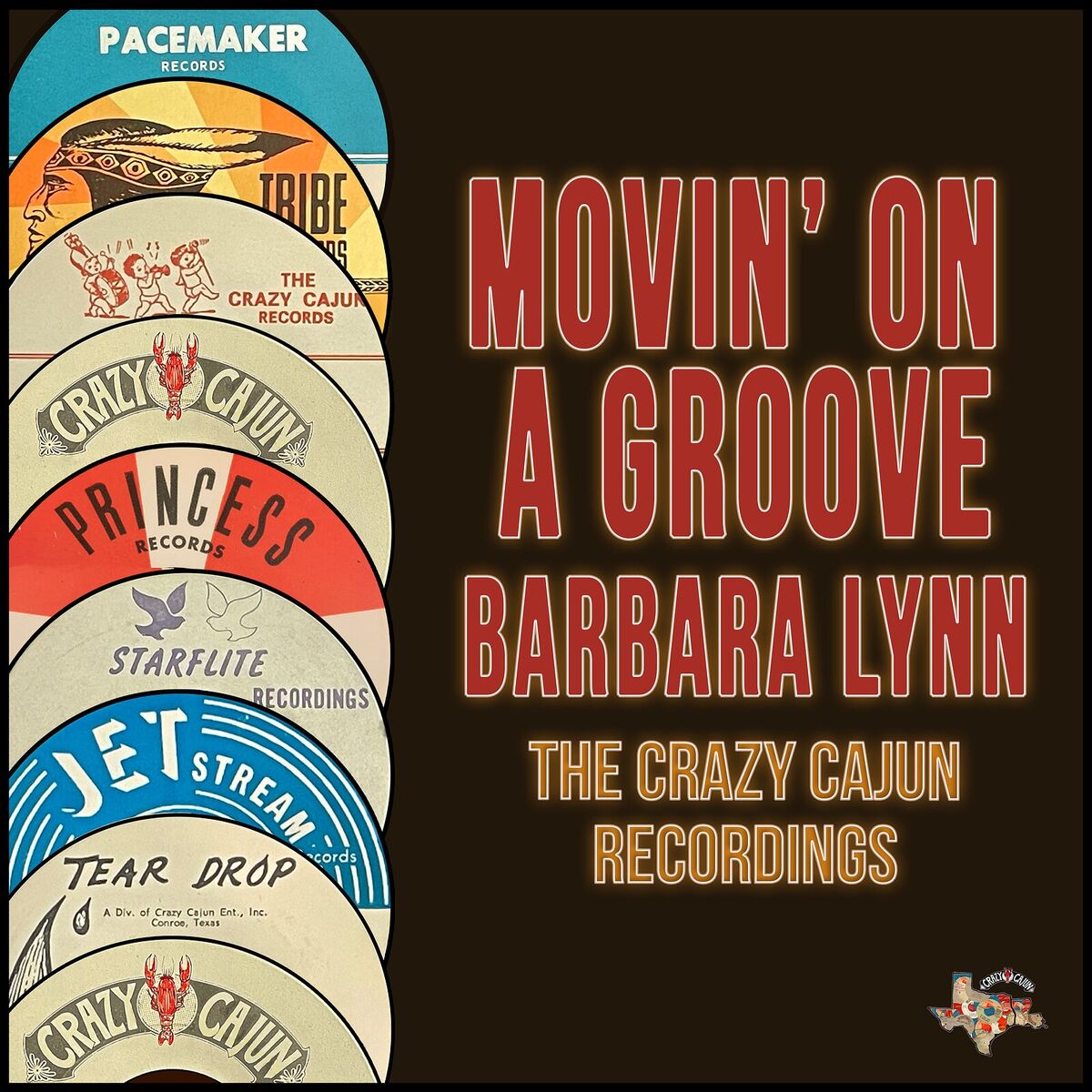 Album cover of Movin' on a Groove (The Crazy Cajun Recordings)
