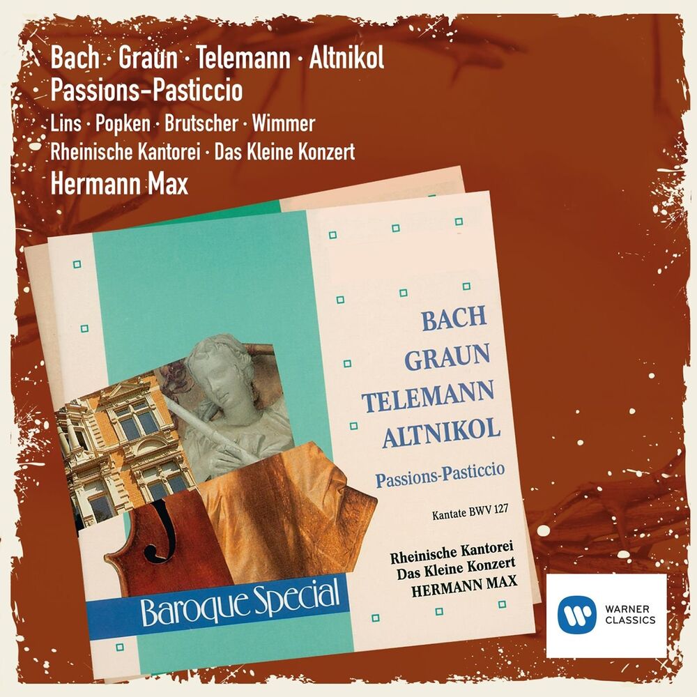 Picture of Bach, Graun, Telemann & Altnikol: Passions-Pasticcio
