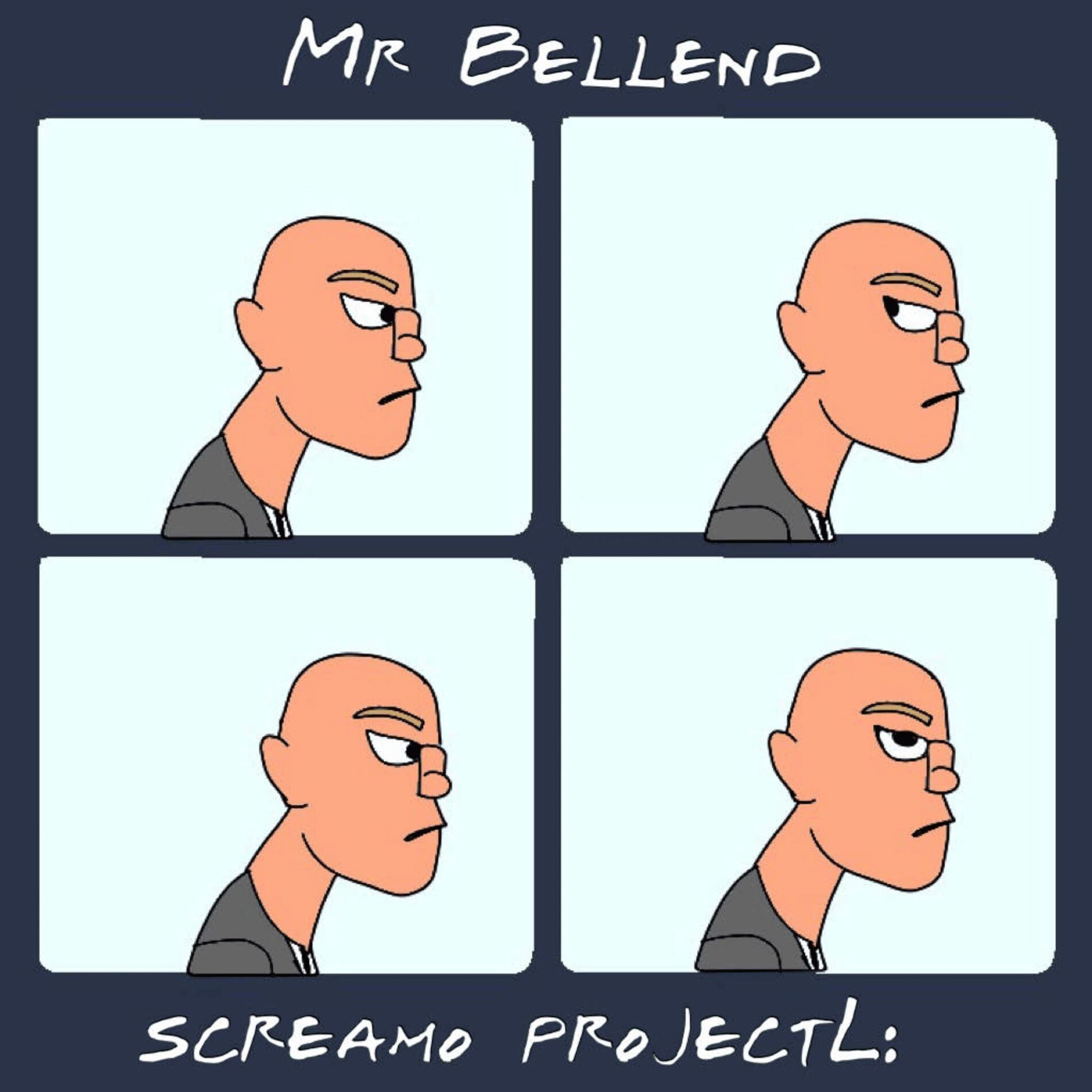 Album cover of screamo projectL: mr bellend (you know who you are)