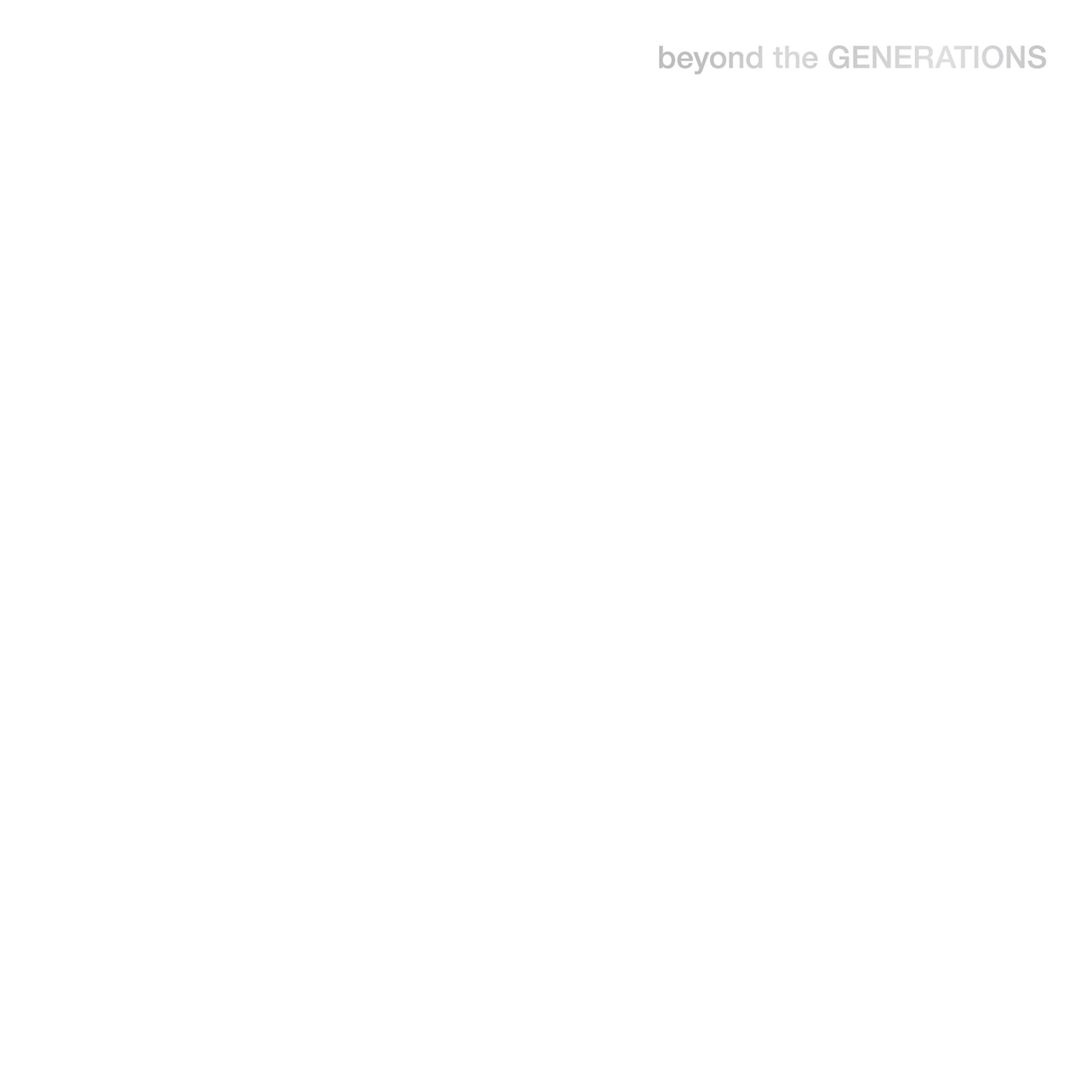 Album cover of beyond the GENERATIONS